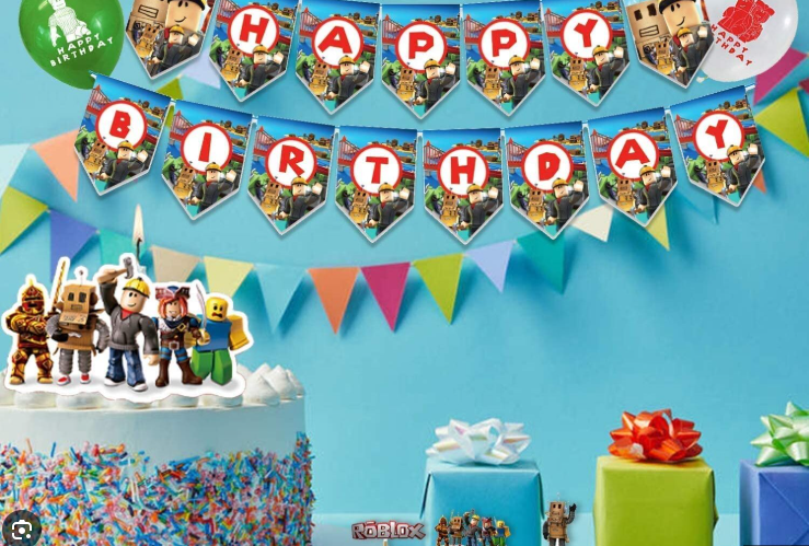 "Cumpleaños temático Roblox divertido 2025".